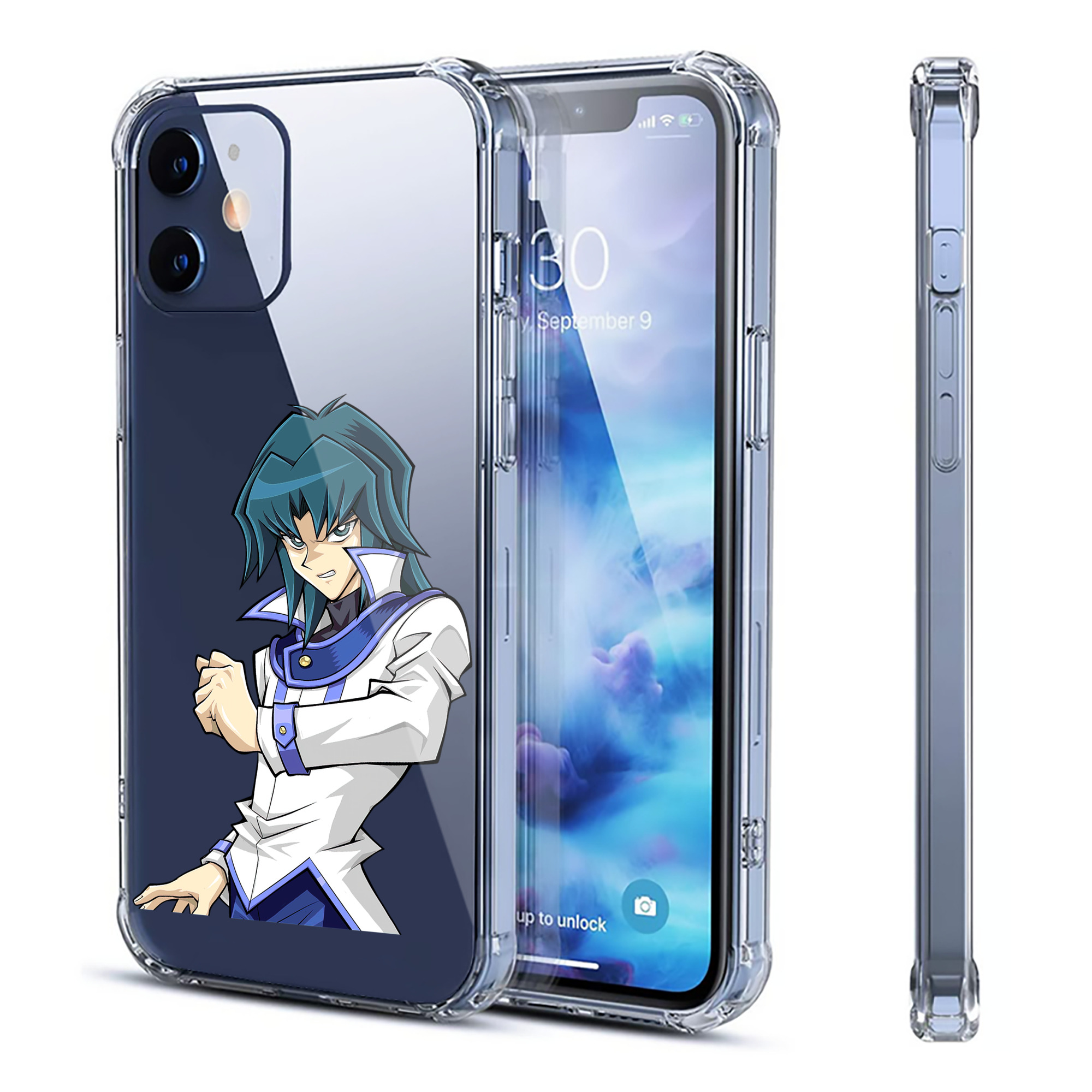 （画像用） 遊☆戯☆王 Yu-Gi-Oh! 【iPhone 12シリーズ対応】透明スマホケース（クリアソフトケース）